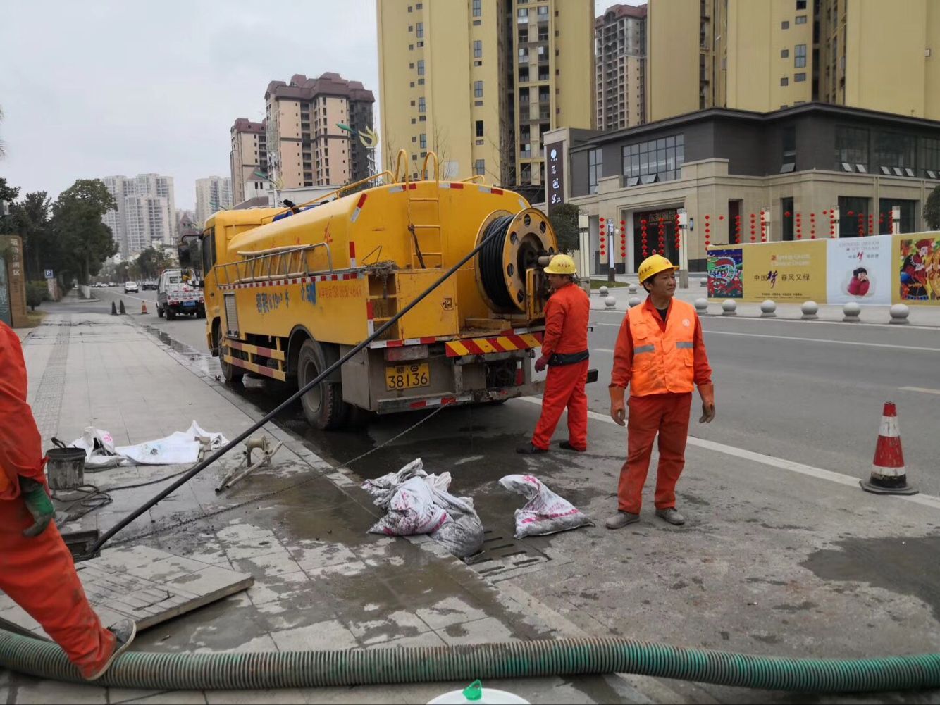 魏县排污管道清淤-管道清洗